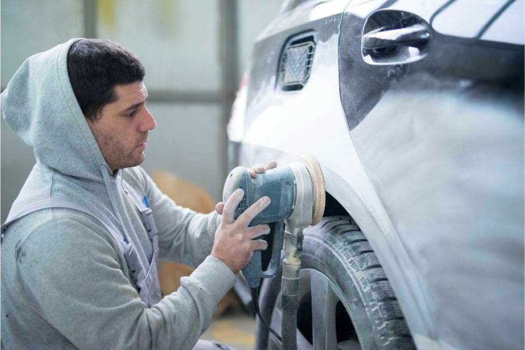 sablage de carrosserie
