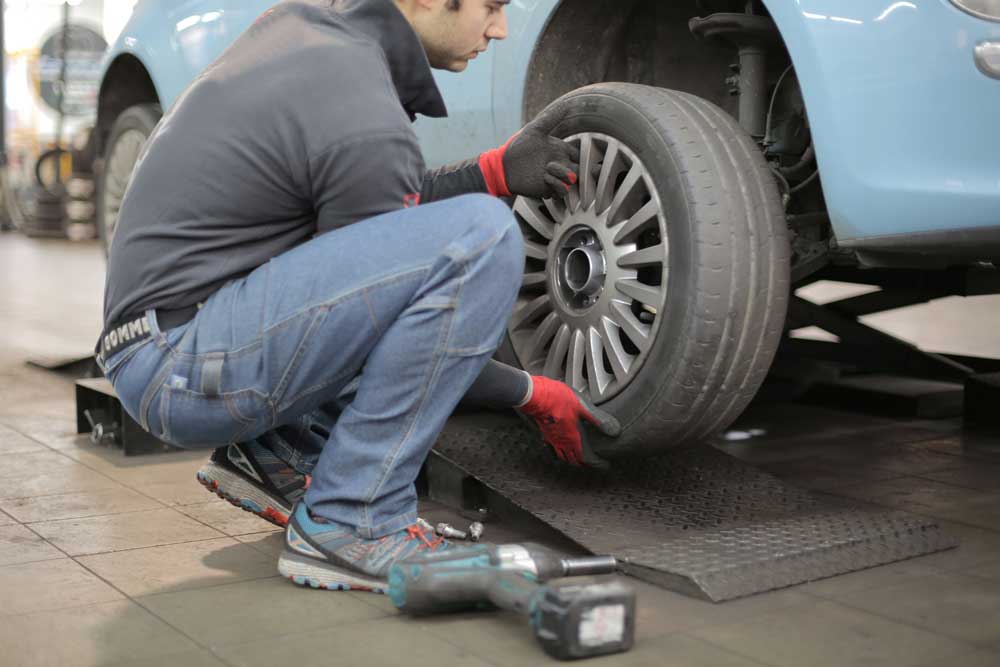 changer un pneu crevé